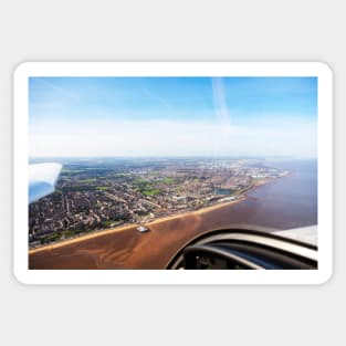 Cleethorpes And Grimsby From Above Sticker